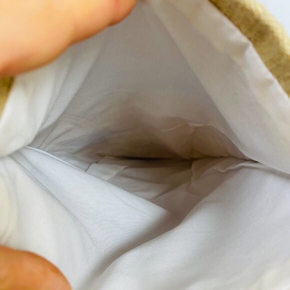 Minimalist Christmas Nativity Scene Stocking Wood Crib Fringe - Picture 9 of 9